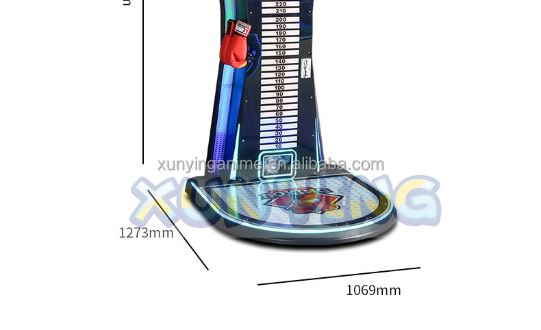 230KG Meter Boxing Punch Machine Arcade Electronic Tickets Redemption