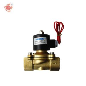 China Viton 3/4 Inch Gas Water Brass Solenoid Valve High Temperature Resistance wholesale