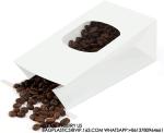 Tin Tie Tab Lock Bags White Window Bags Coffee Bags Cookie Bags Treat Bags
