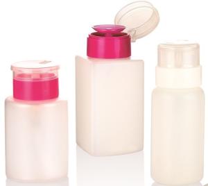 China Customized Colour PP Material Empty Nail Polish Remover Bottle 100ml 120ml 150ml 200ml wholesale