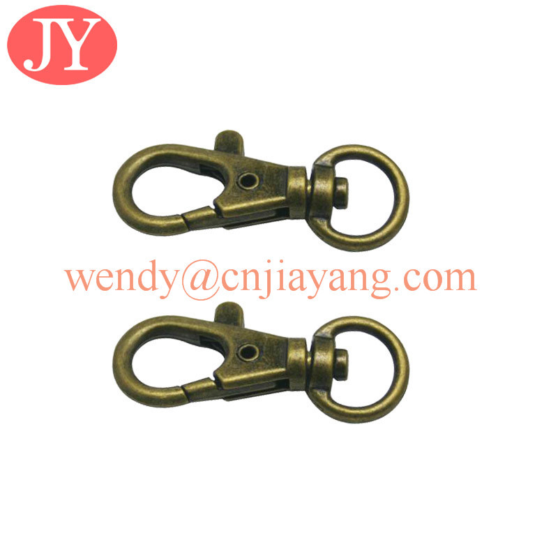 gold color flat keyring connector claps jumpring keyring snap hooks gold color rose gold flat keyring for key
