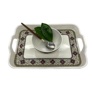 China 18 Inch Melamine Dinner Plate Tray Dinnerware Imitation Porcelain wholesale