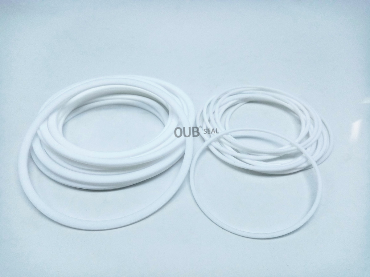 07001-01006 07001-01007 White PTFE O Ring Back Up Ring For Traval Motor Control Valve T2G 6*9*1.25 T3P 7*10*1.25
