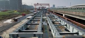 China Steel Composite Beam Bridge Long Span Heavy Load Permanent Steel Bridge wholesale
