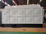 Horizontal Peanut Shell Briquetting Boiler / Sawdust Fired Steam Boiler