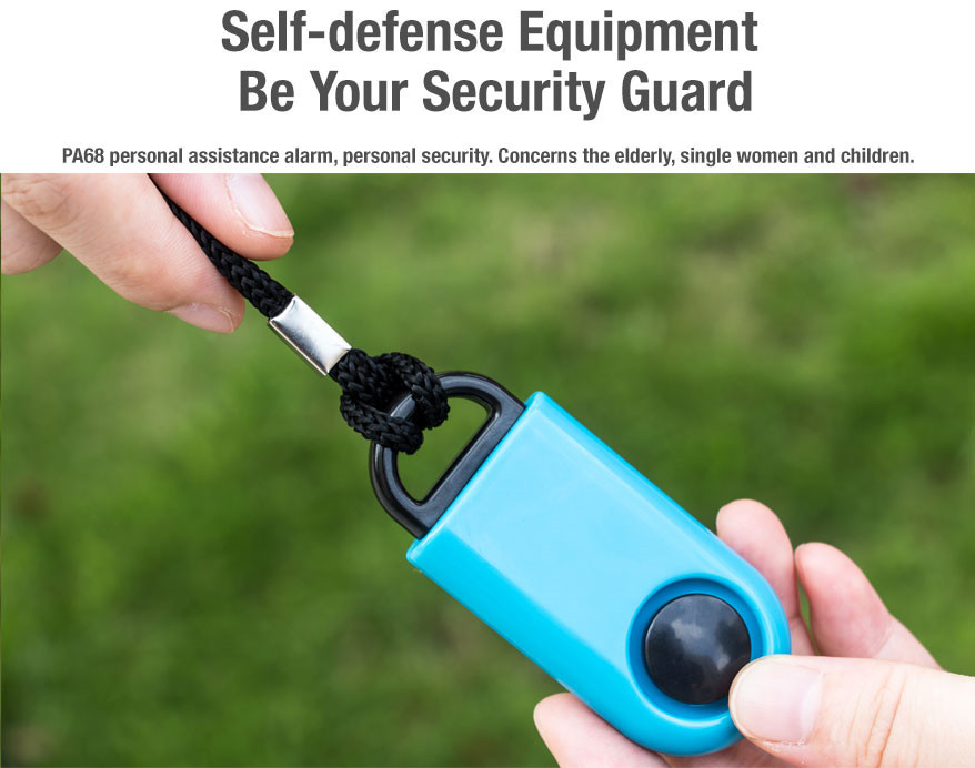 Self defense mini personal security alarm with 130DB siren for Lady
