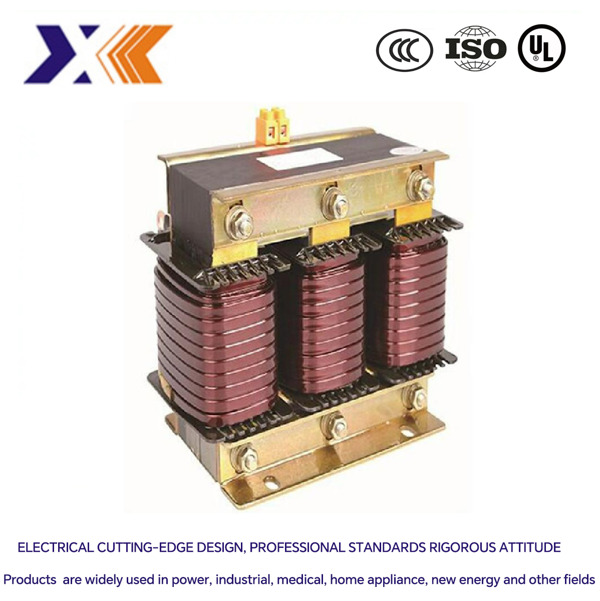 High Voltage Industrial Reactor 1200V/250kw/160A Tolerance ±3% Automatic Grade Automatic