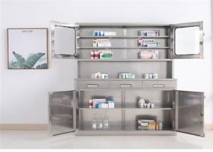 China High Performance Hospital Medicine Display Cabinet Large Capacity Easy To Move wholesale