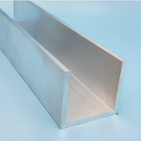 ASTM 6000 Series Powder Coated Aluminium U Channel 4m For Door