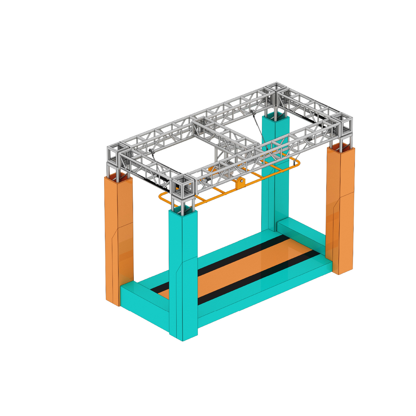 Multiple Color Playground Ninja Course , Obstacle Course Playground Equipment