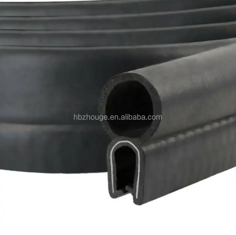 Dustproof EPDM Rubber Seal Strip U-Channel Edge Trim Strip for Car Door Moulding