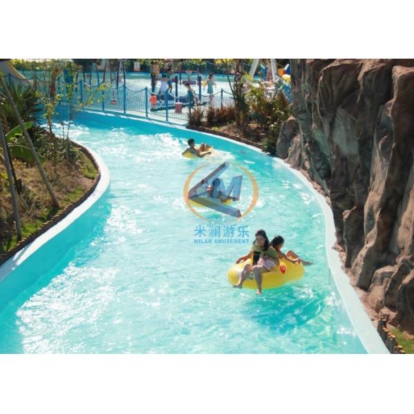 Single Tube Lazy River Water Park Aquatica Lazy River 3-4m Width For Outdoor Commercial Use