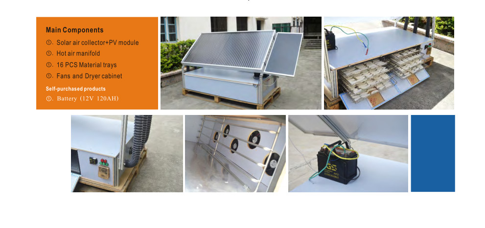 1000w Fruit Solar Energy Dryer GS 12V Food Dryer Machine For Home