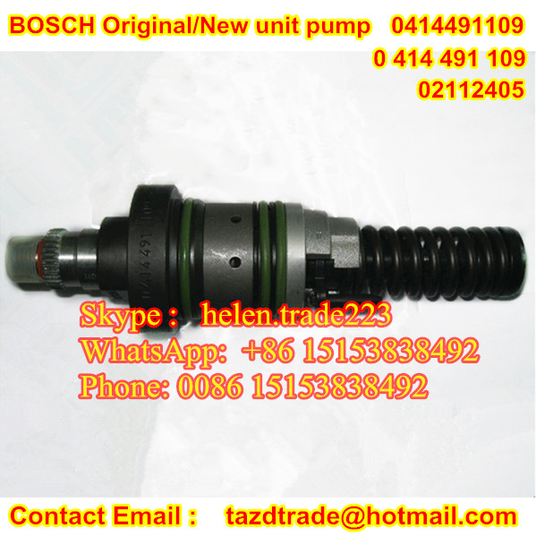 Original Unit Pump 0414491109 /0 414 491 109 fit Deutz / KHD 02112405 / KHD 2112405 / PFM1P100S1009