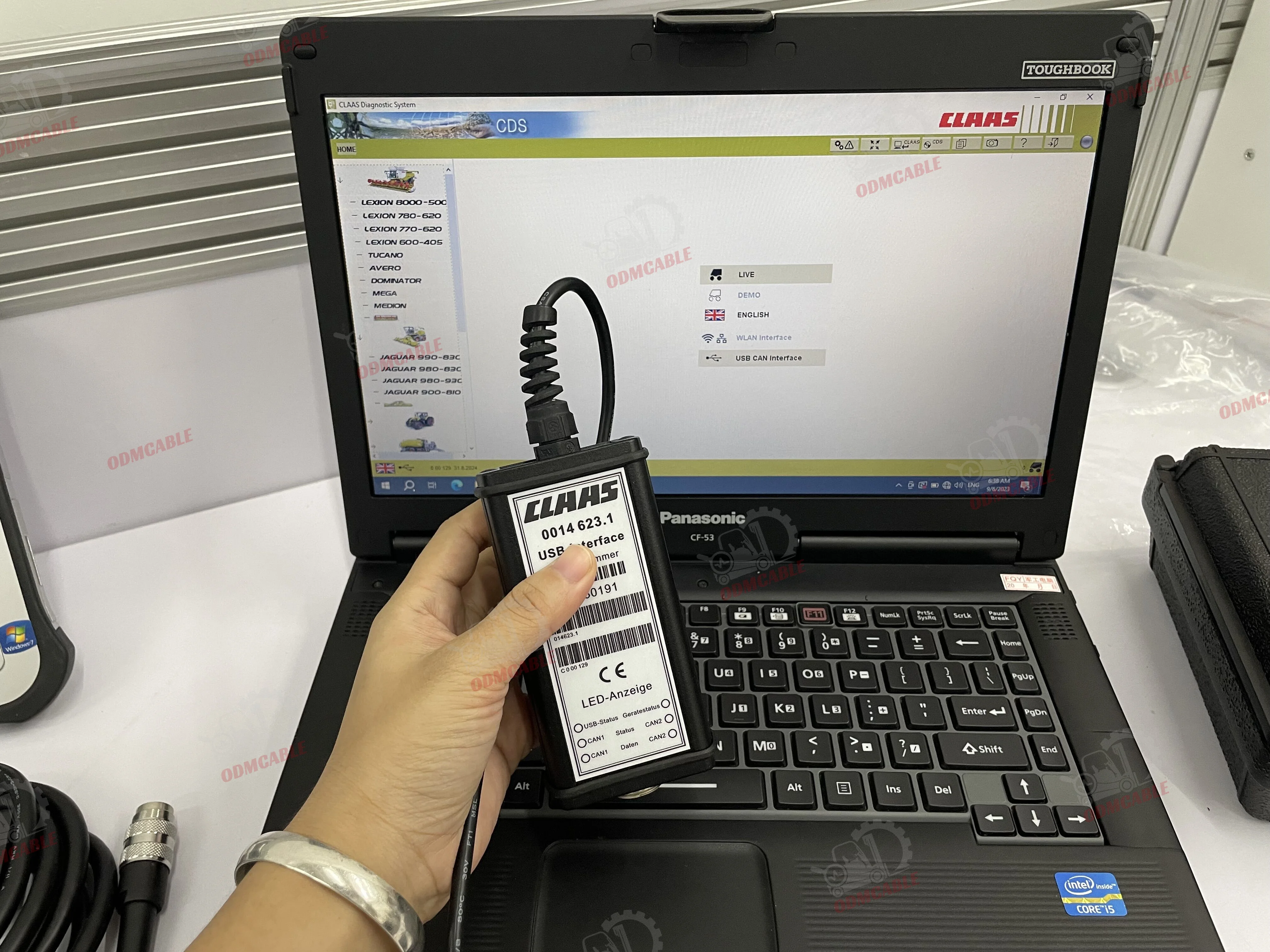 Agriculture Tool For CLAAS SCANNER (CANUSB) Interface CANBUS MetaDiag Agriculture Construction Truck Excavator Diagnosti