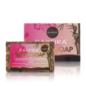 China Flowers Smell Organic Handmade Soap Skin Lightening African Black Bath Soap wholesale