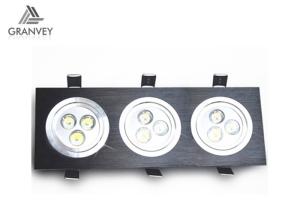 China Residential 3W 4W 5W Adjustable Led Recessed Lighting Square Three Head Indoor wholesale