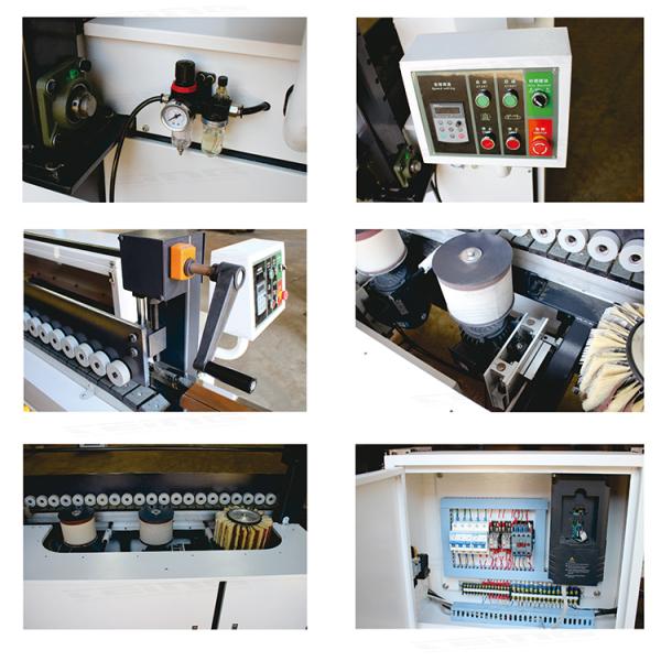 Manufacturing Plant MDF Wood Angle Acrylic Double Side Edge Brush Sanding Polishing Machine