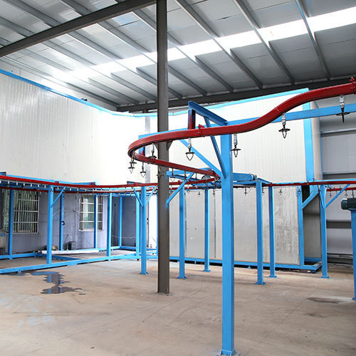 Non Standard Horizontal Powder Coating Line For Steel Substrates Weight 10000 KG