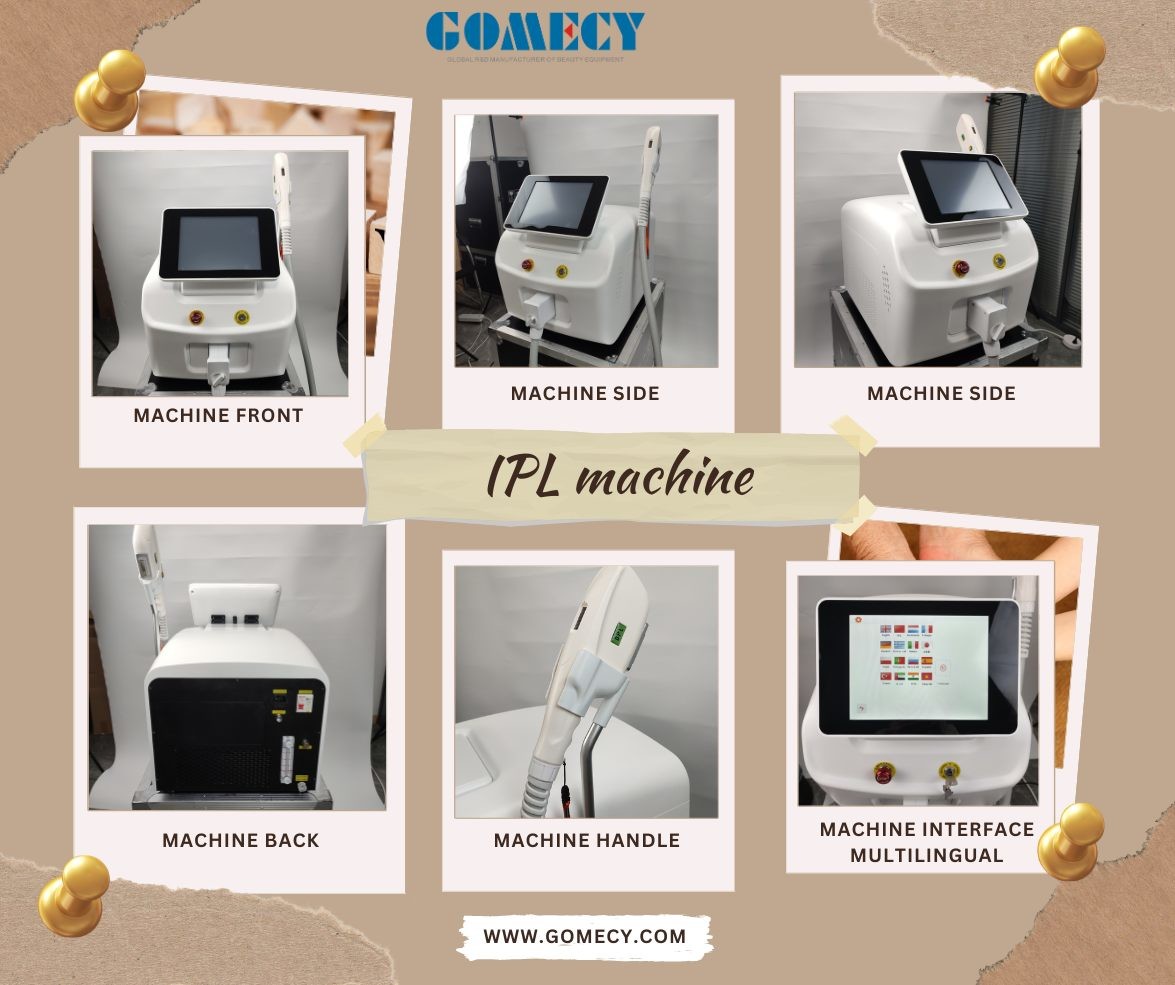 GOMECY Ice Cooling System IPL DPL Hair Removing Skin Rejuvenation Machine For Beauty Salon