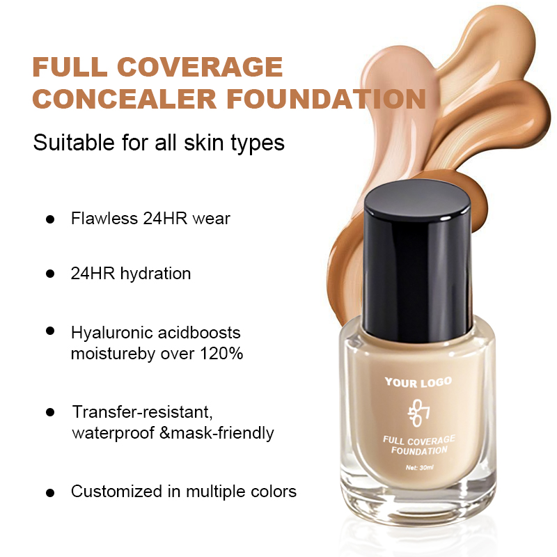 Factory Oil-Control Concealer Sunscreen Foundation Makeup Waterproof and Matte