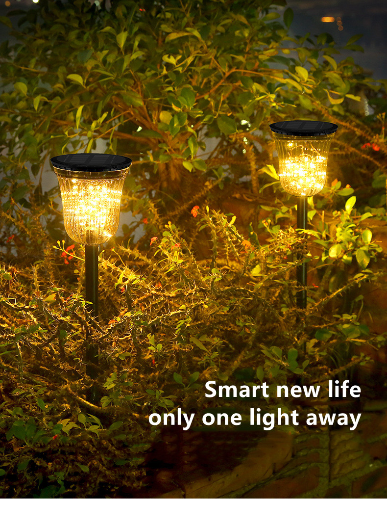 Solar Powered Outdoor Waterproof Led Solar Landscape Lawn Light For Courtyard IP65