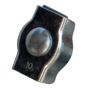 China Simplex Wire Rope Clip 0.005 - 0.073 Kg/Pc Wire Cable Clips Galvanized Carbon Steel wholesale