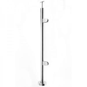 China 304 Stainless Steel Balustrade Posts For Tempered Glass Balcony Railing wholesale