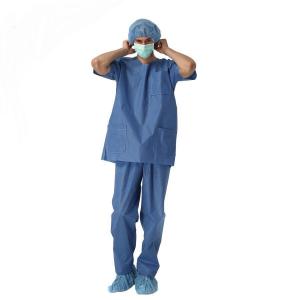 China Dustproof Disposable Hospital Scrubs Environment - Friendly Meet Hygienic Standards wholesale