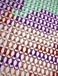 China Rectangle Aluminum Chain Curtain wholesale