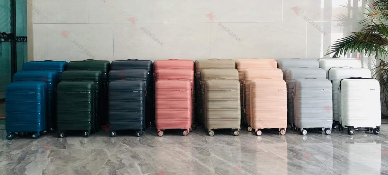 Wholesale Custom 4 Piece Sets Travel Suitcase PP Trolley Luggage Set