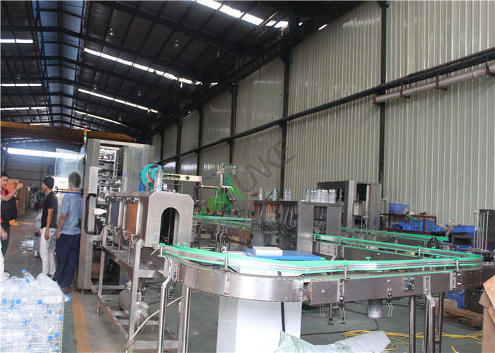 Purified Drinking Water Bottling Plant Water Filling Line Stainless Steel