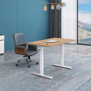 China 25mm Office Height Adjustable Desk Wooden Electric Standing Desk wholesale