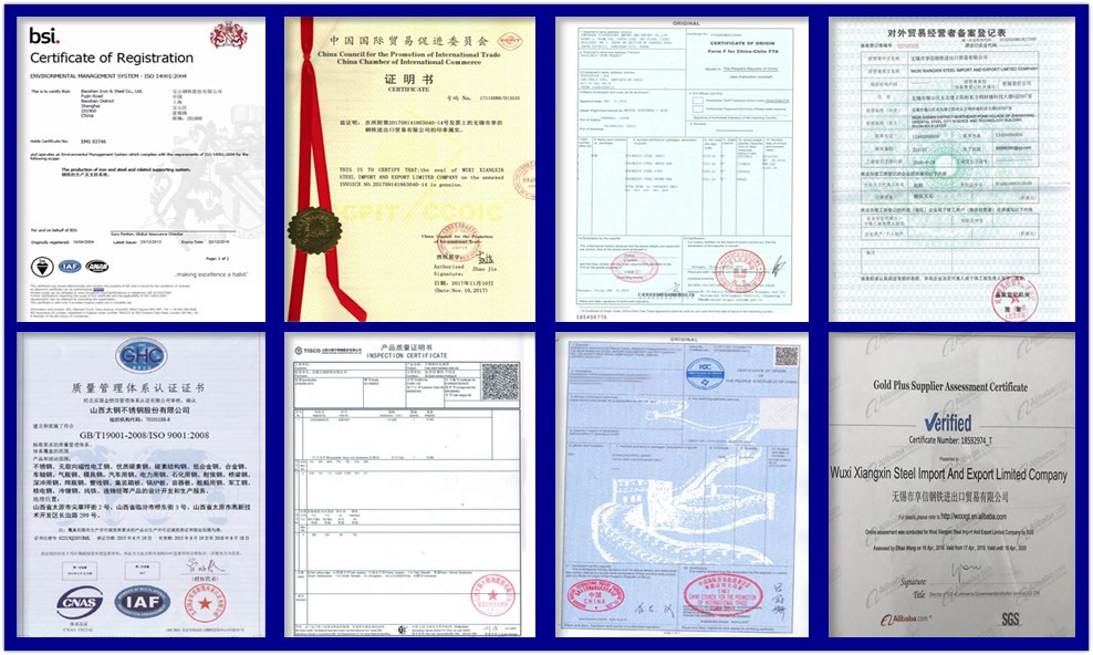304L 316L 1.4462 Duplex SS Steel Plate AISI Standard For Elevator
