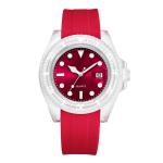 Round Stainless Steel Quartz Wrist Watch With Colors Dial 95g Weight