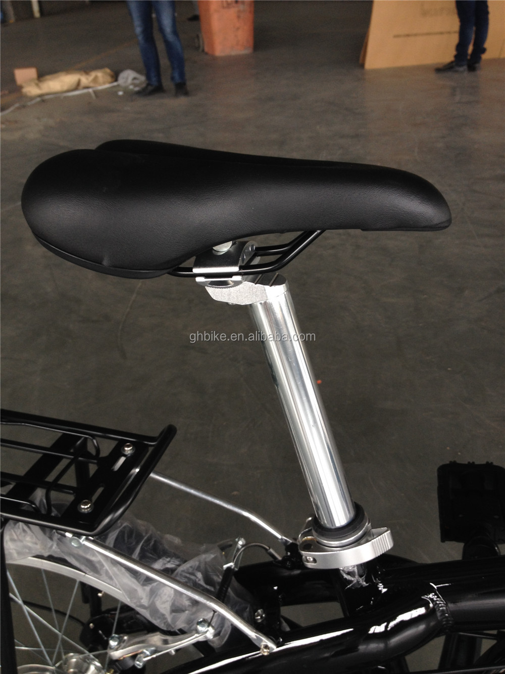 Double V Brake System Aluminum Alloy Folding Bike Frame for 20 Inch Foldable Bicycle