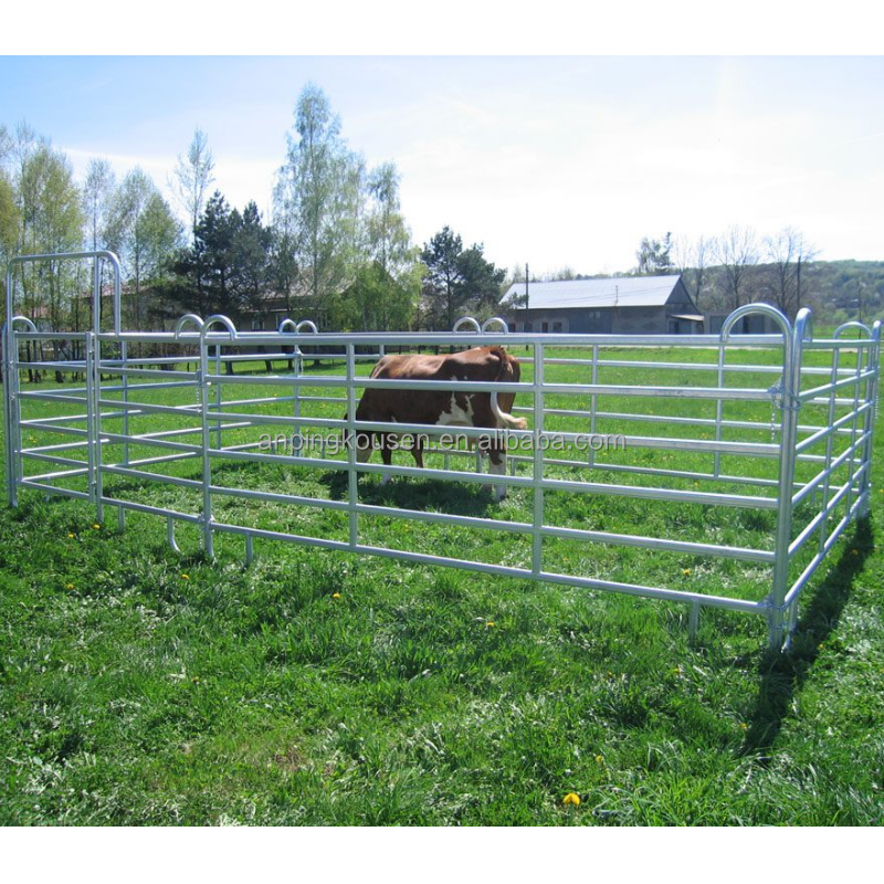 Galvanized 5-8 ft Fixed Knot Deer Cattle Fence for Farm Field Protection Square Design