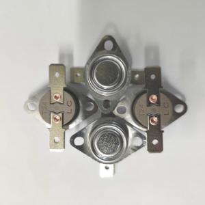 China 250V 10A Automatic Reset KSD301 Bimetal Electric Thermostat PPS Case Stainless Steel Cap 24mm wholesale