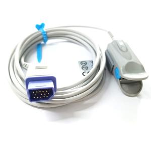China Nihon Kohden Monitor Medical Spo2 Sensor 14pin Oximax Purple Connector wholesale