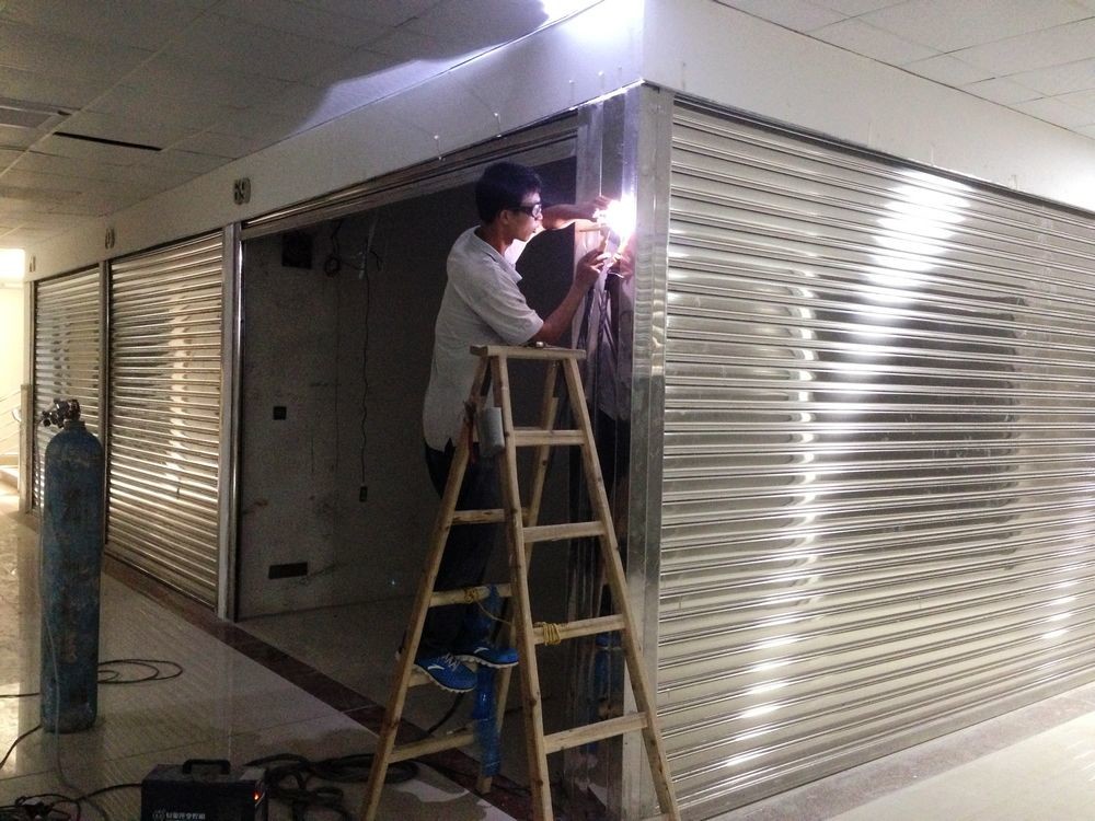 Automatic Galvanised Steel Roller Shutter Door Remote Control Sample Available