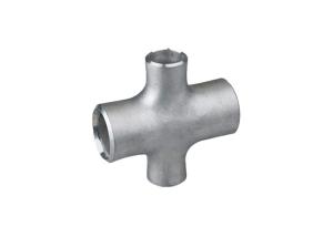 China Carbon Steel Asme Pipe Fittings Galvanized Cross Tee Seamless Weld Electro Polish wholesale