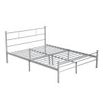 Elegant Simple White Metal Bed Frame Queen Size , 16 Inch Bed Frame Queen Double