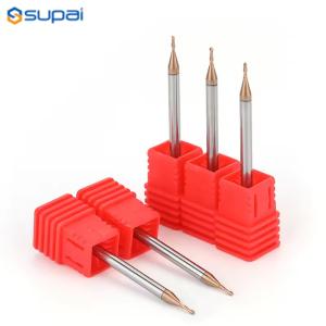 China 2 Flute Number Micro End Mills 2 Number of Teeth Short Flute Length wholesale
