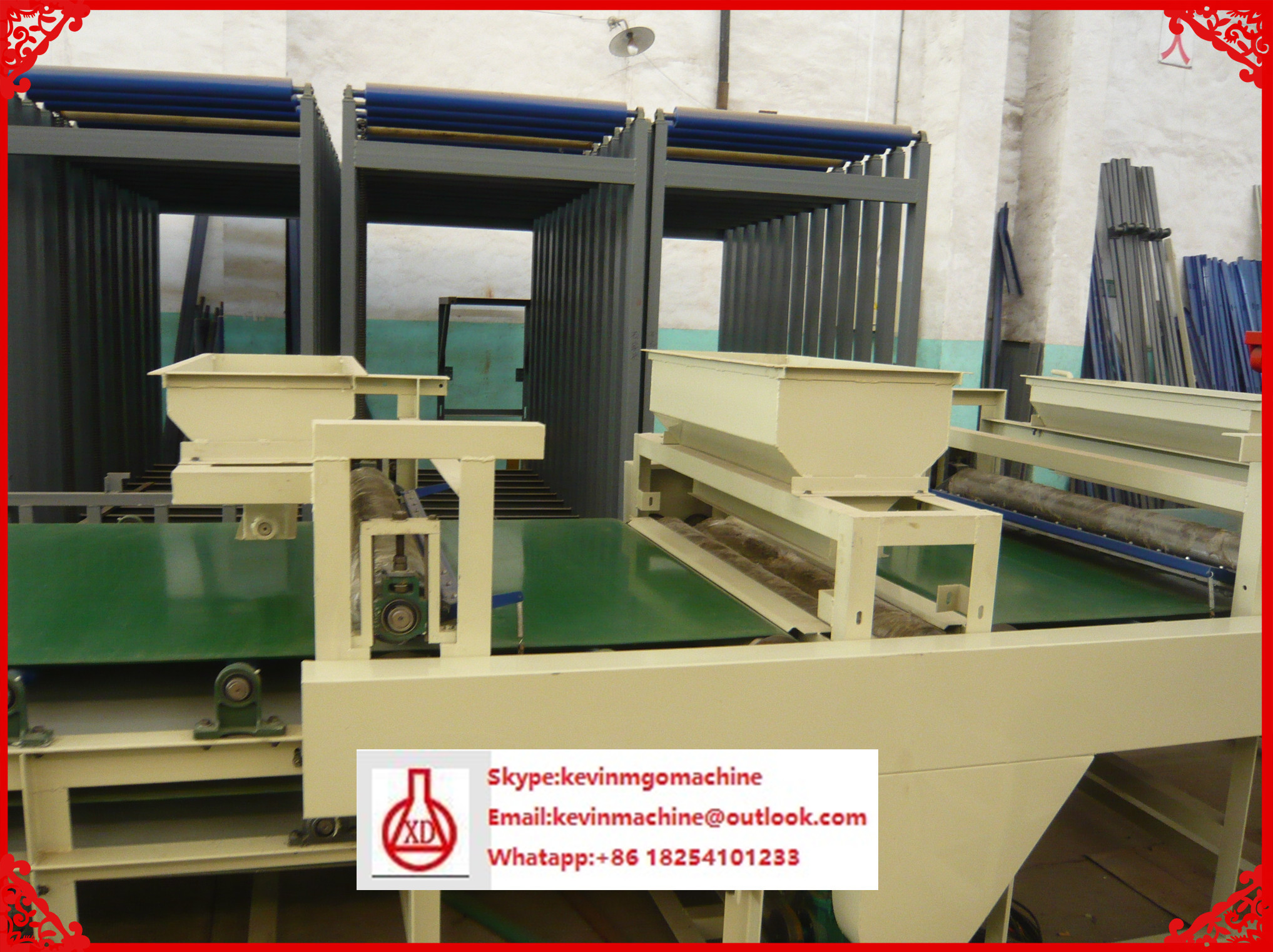 MgO Board Production Line for 2.4 m - 3.6 m Length 3 mm - 25 mm Board Thickness