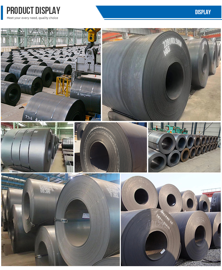 Factory direct sales S235 S235JR ASTMA36 hot rolled 3*1250mm 4*1250mm low carbon MS carbon steel coil