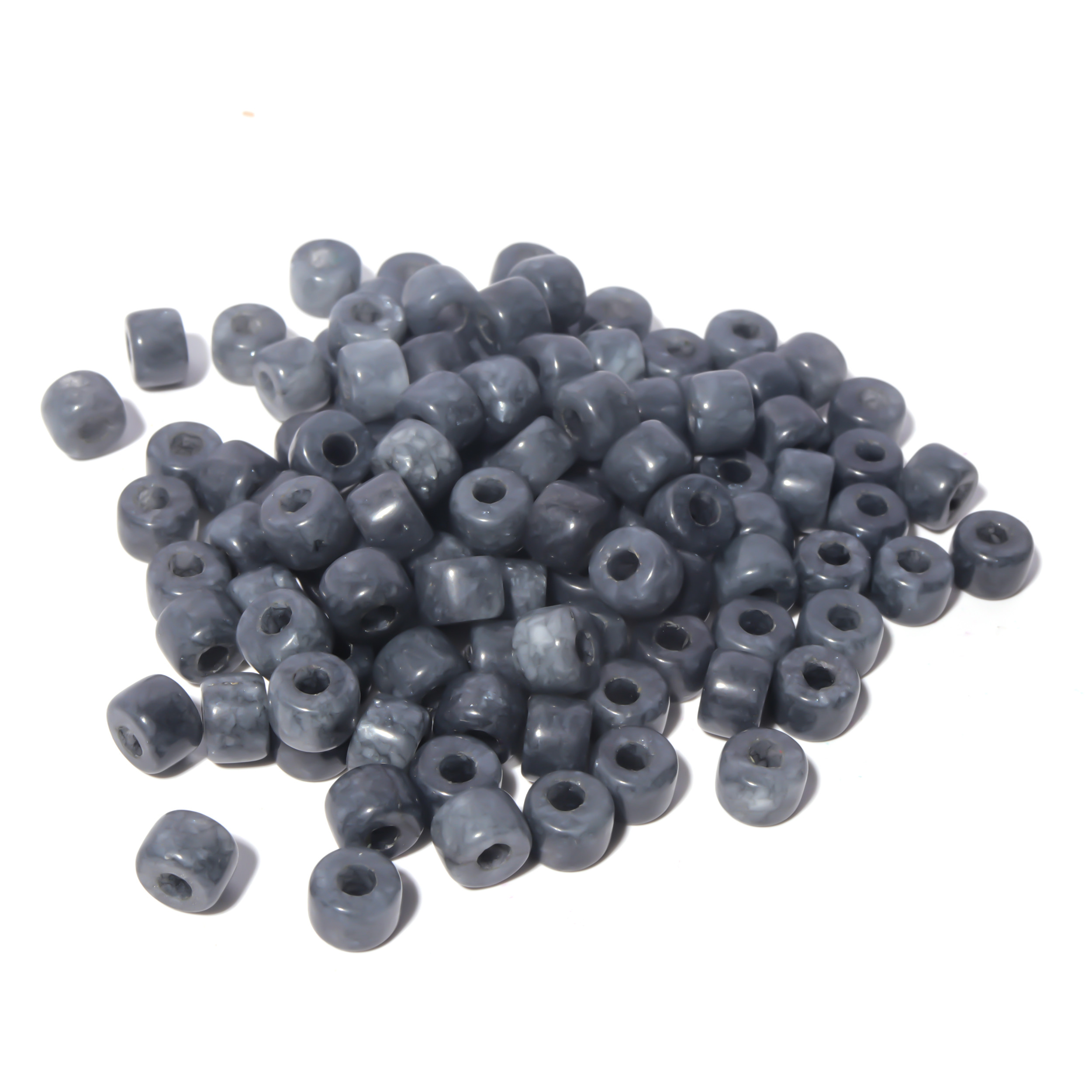 100 Colors Gemstone Forte Beads 6*8mm*2.0 Holes DIY Patterns With Rope