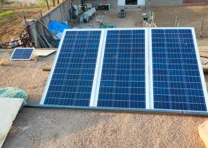 China PV 24v 10A Off Grid Solar Power System Kit Blue 200AH For Outdoor wholesale