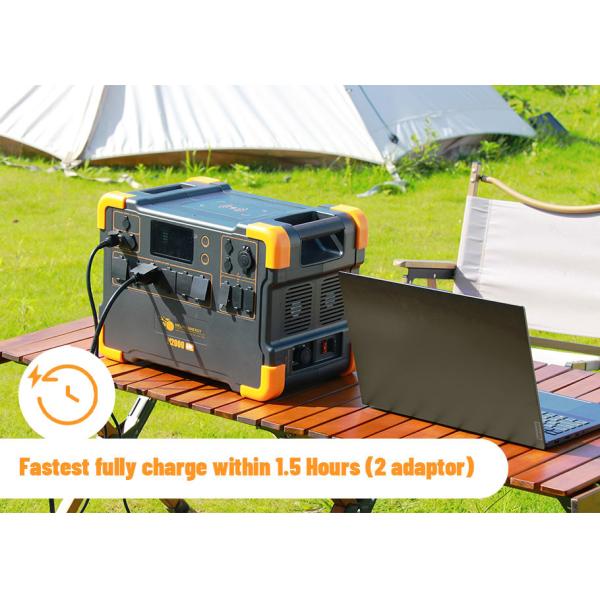 2000W Lithium Battery Solar Generator with 1920Wh Battery Capacity 3500 Recycles