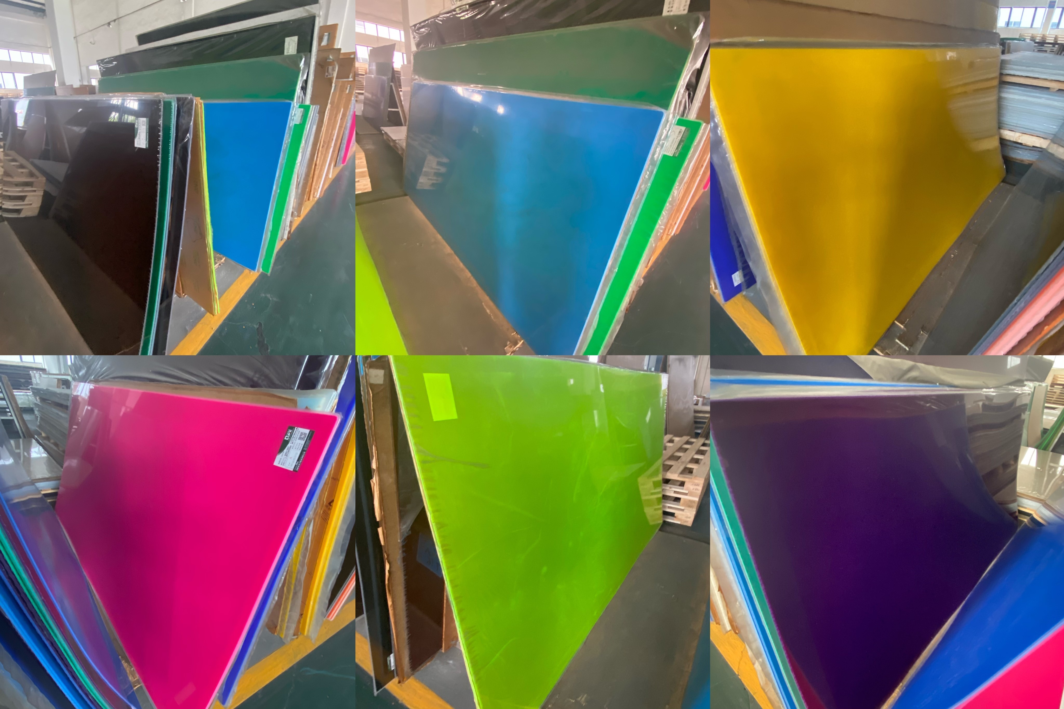 Outdoor 4ft X 6ft Colored Poly Lucite Acrylic Fence Yard Sign Board For Wedding