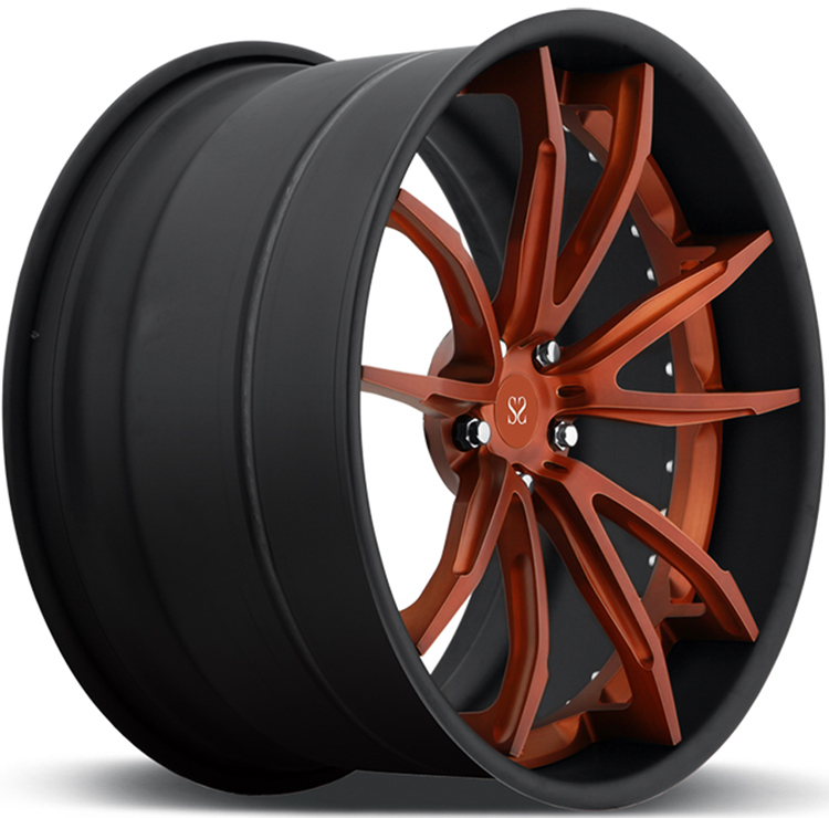 For Porsche GT3 Touring Rims Black Barrel 18 19 20 21 22 Inch 2 PC Forged Alloy Custom Wheels112 5 Holes